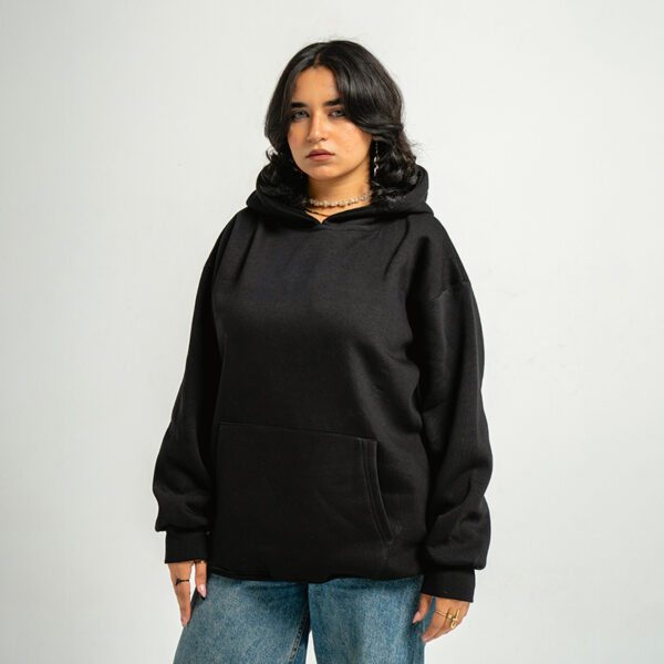 Basic Hoodie (Black) - Image 3