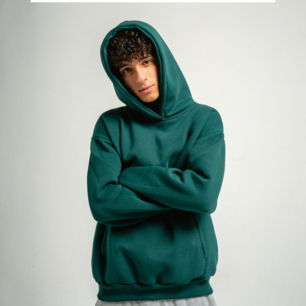 Basic Hoodie (Olive Green) - Image 2