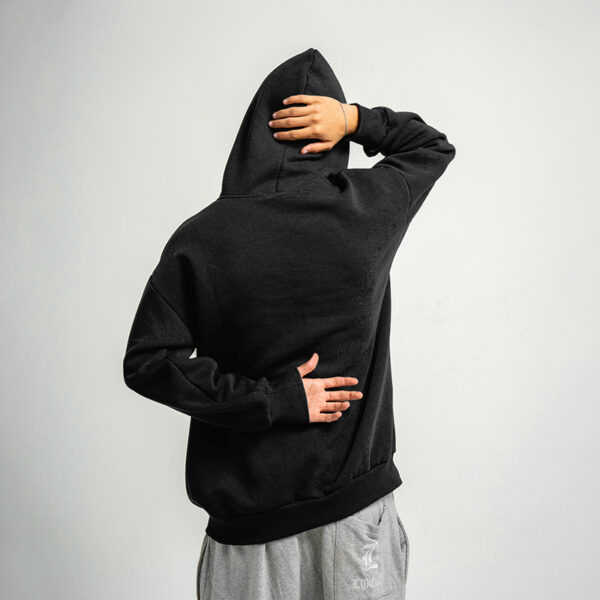 Basic Hoodie (Black) - Image 2