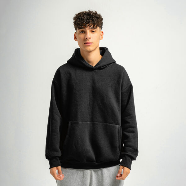 Basic Hoodie (Black) - Image 3