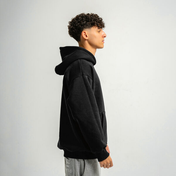 Basic Hoodie (Black) - Image 6